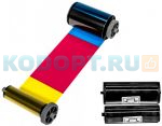 Полноцветная с черной панелью и оверлеем (YMCKO) с чистящим роликом на 250 оттисков для принтеров Advent SOLID 210/310/510 (ASOL-YMCKO250)